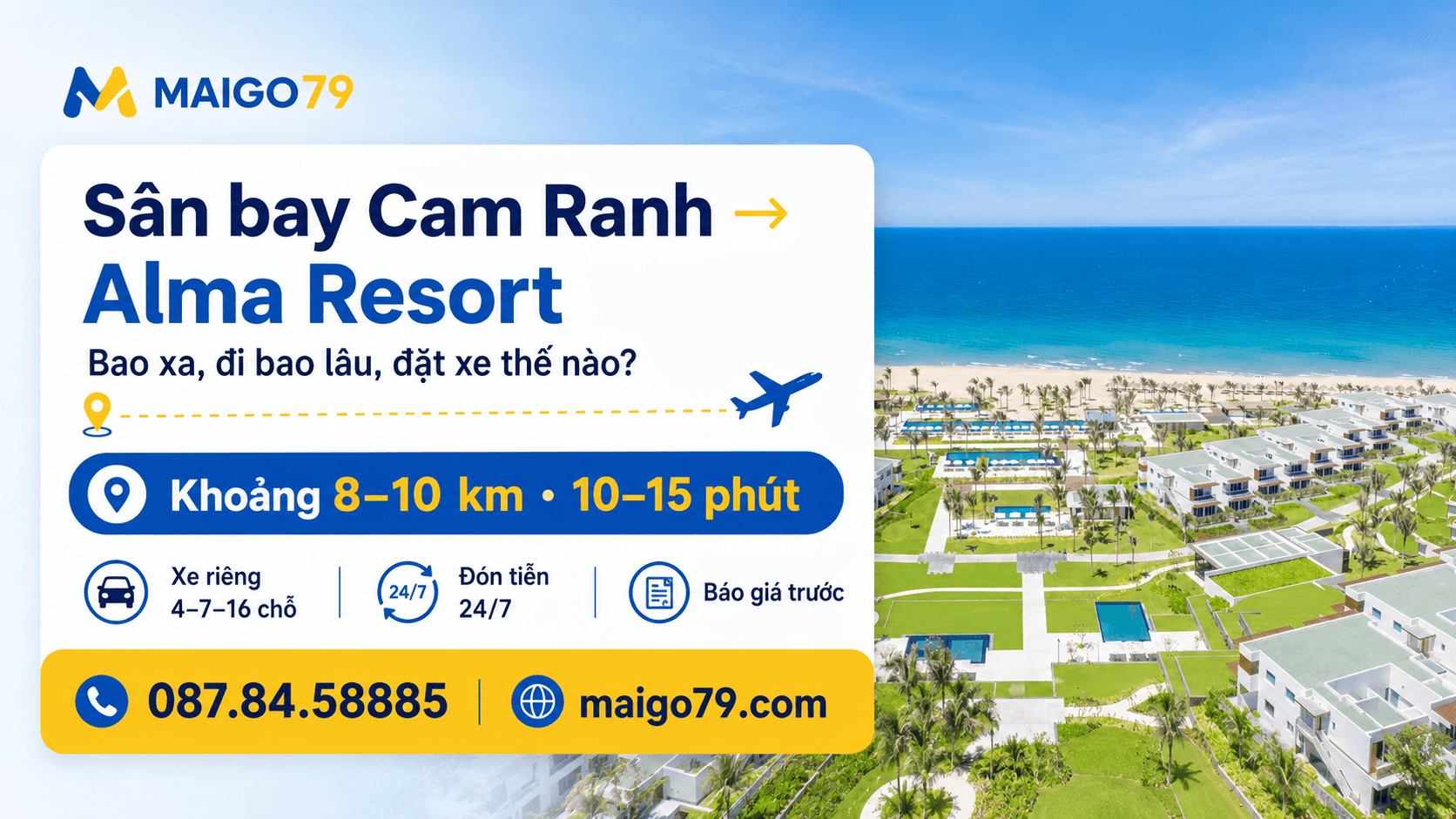 Hình ảnh bài viết: Из аэропорта Камрань в Alma Resort: расстояние, время и трансфер