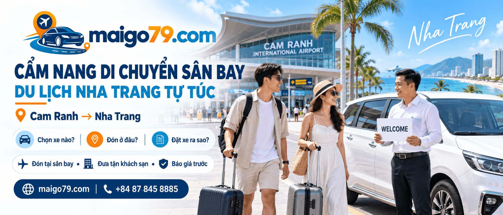 Hình ảnh bài viết: Từ sân bay Cam Ranh về Nha Trang thế nào? Xe buýt, taxi hay xe riêng?